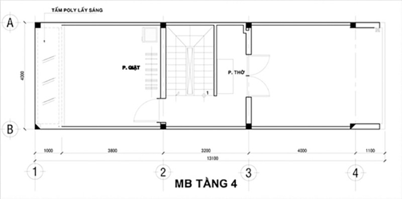 Ban Ve Thiet Ke Nha Pho 4 Tang 4x12m 4